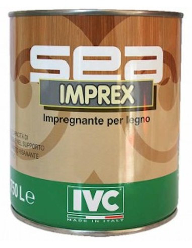 IVC Sea Imprex Smalto Protettivo Impregnante Legno Colore Mogano LT. 0,75