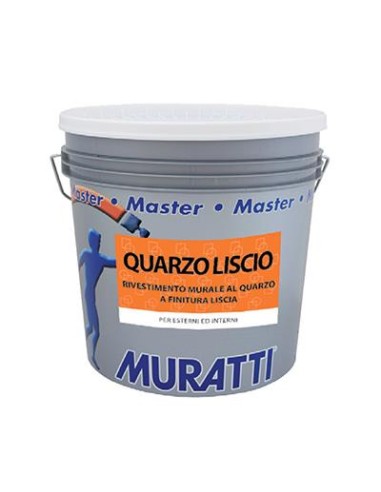 Rivestimento Murale Al Quarzo Esterni Interni Muratti Da 14lt