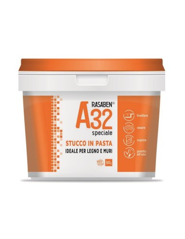 Rasaben Stucco in Pasta per Legno e Muri A32 Speciale kg 5