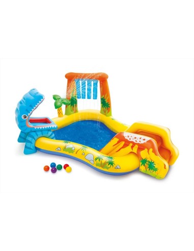 Intex Play Center Gonfiabile Dinosauro 249x191x109h Piscine Giochi Bambini