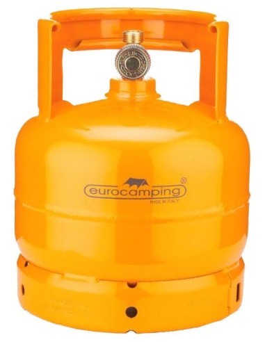 BOMBOLA PER GAS LIQUIDO COMPLETA DI RUBINETTO DA KG.2