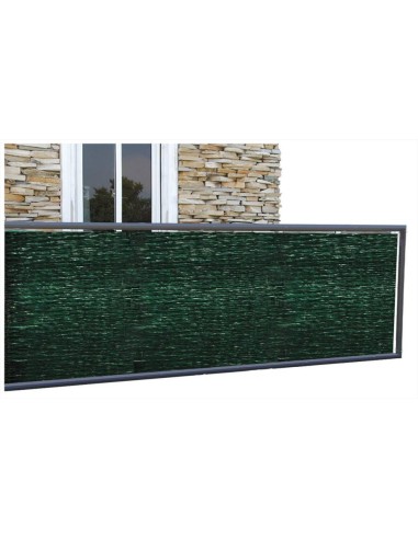 Telo Per Ringhiera Balcone Supergreen Poliestere Verde 1x3mt