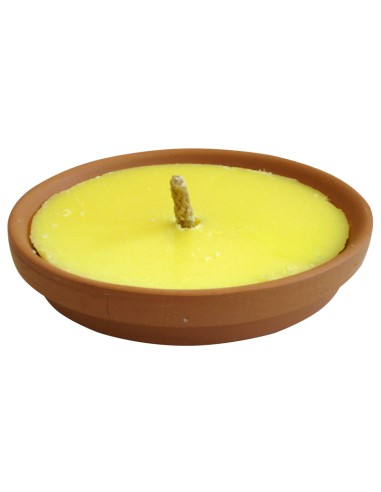 Candela Citronella Antizanzare Terracotta 14 Cm