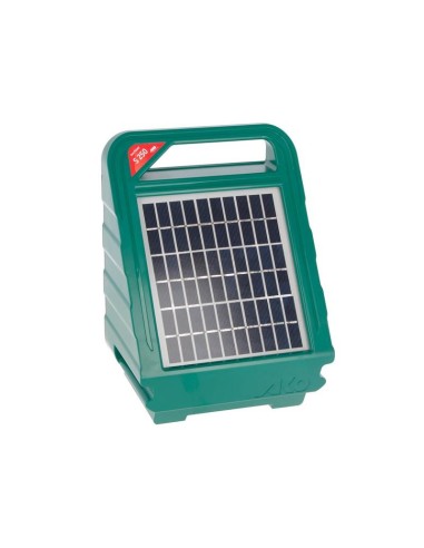 Elettrificatore recinto cavalli Sun Power S250,  pannello solare 3 W, recinto max 6,0 km.